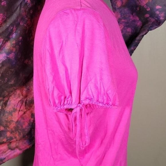 Bar III Knit Tie-Sleeve Top Sz XXL - Picture 5 of 10